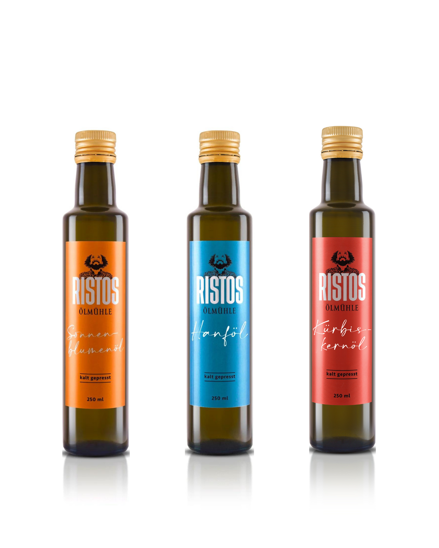 Die drei Genießer! 3x250ml Öl (versandkostenfrei!)