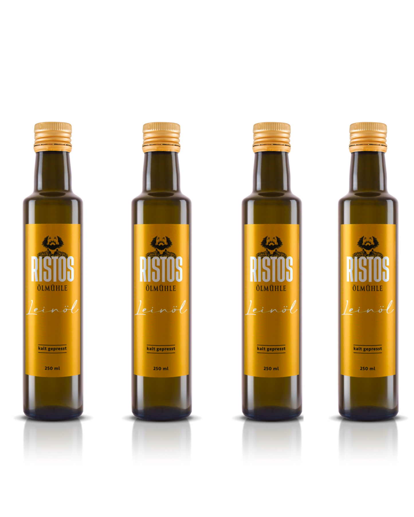 Kennenlernpaket 4x250ml Leinöl (versandkostenfrei!)