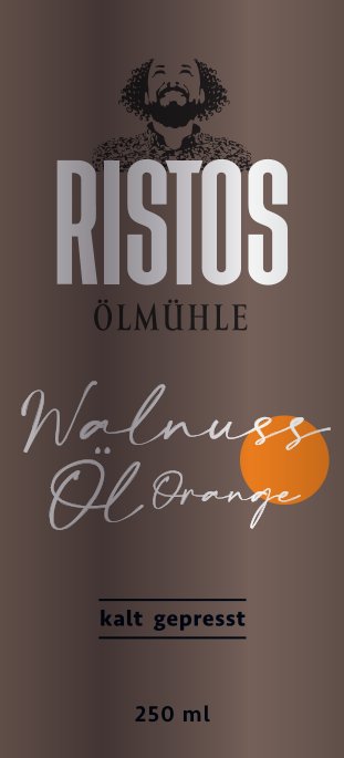 Ristos Walnussöl Orange